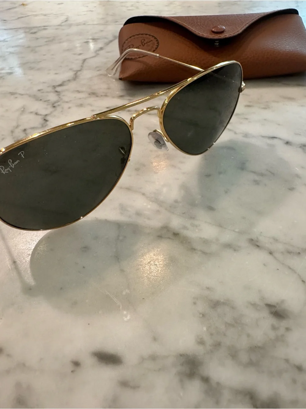 Ray-Ban Classic Aviator Sunglasses RB3025 polarized lenses-unworn
